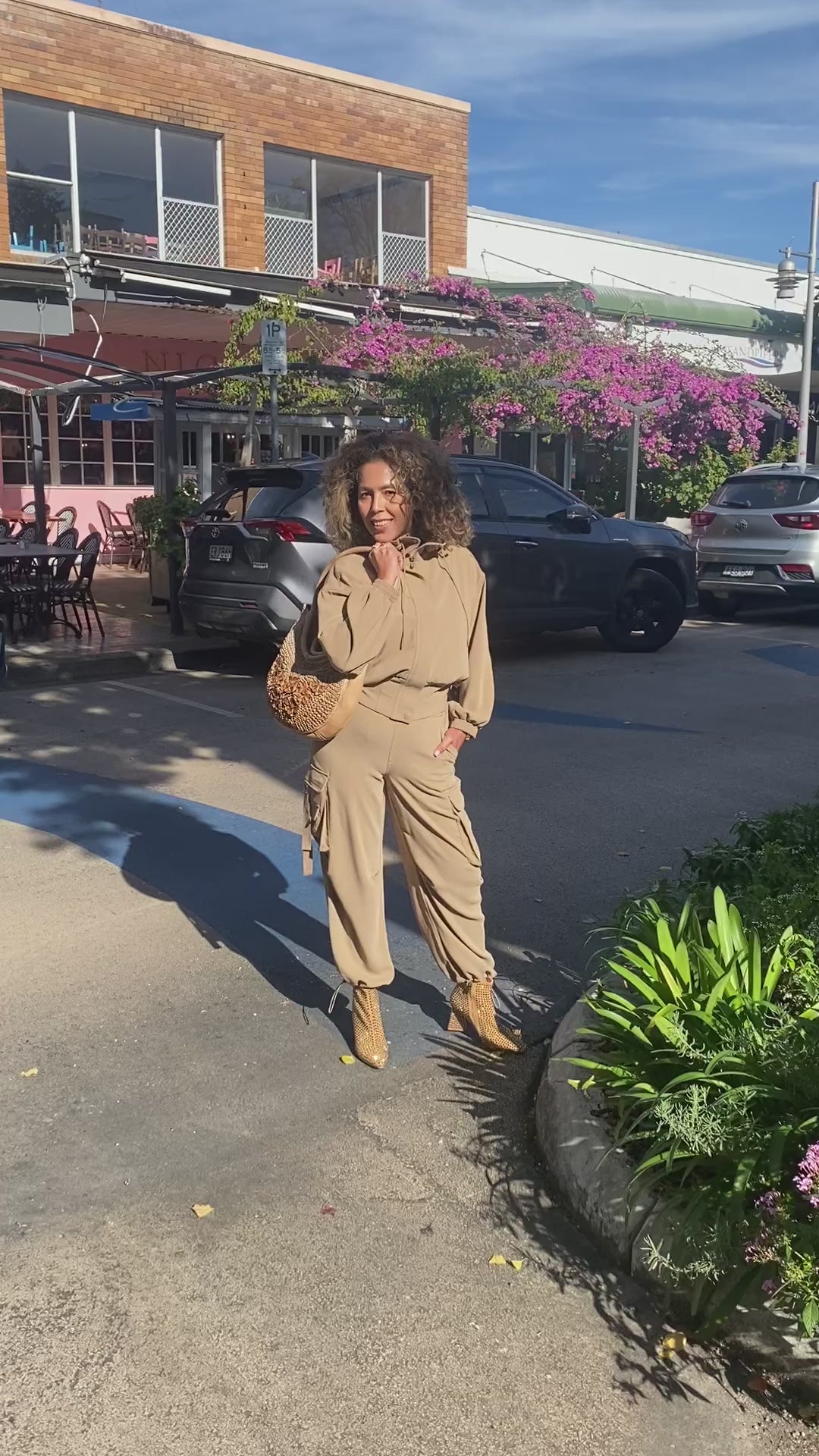 Parachute Cargo Pants - Palo Santo - AT12