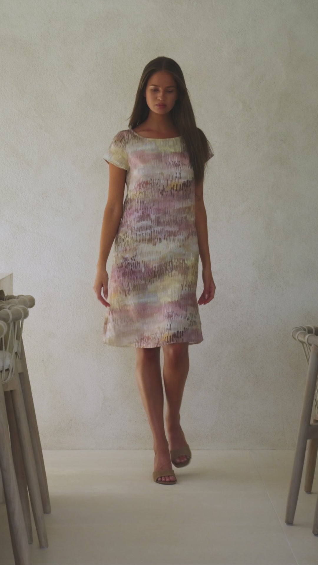 Jardin Linen Dress - OJ90
