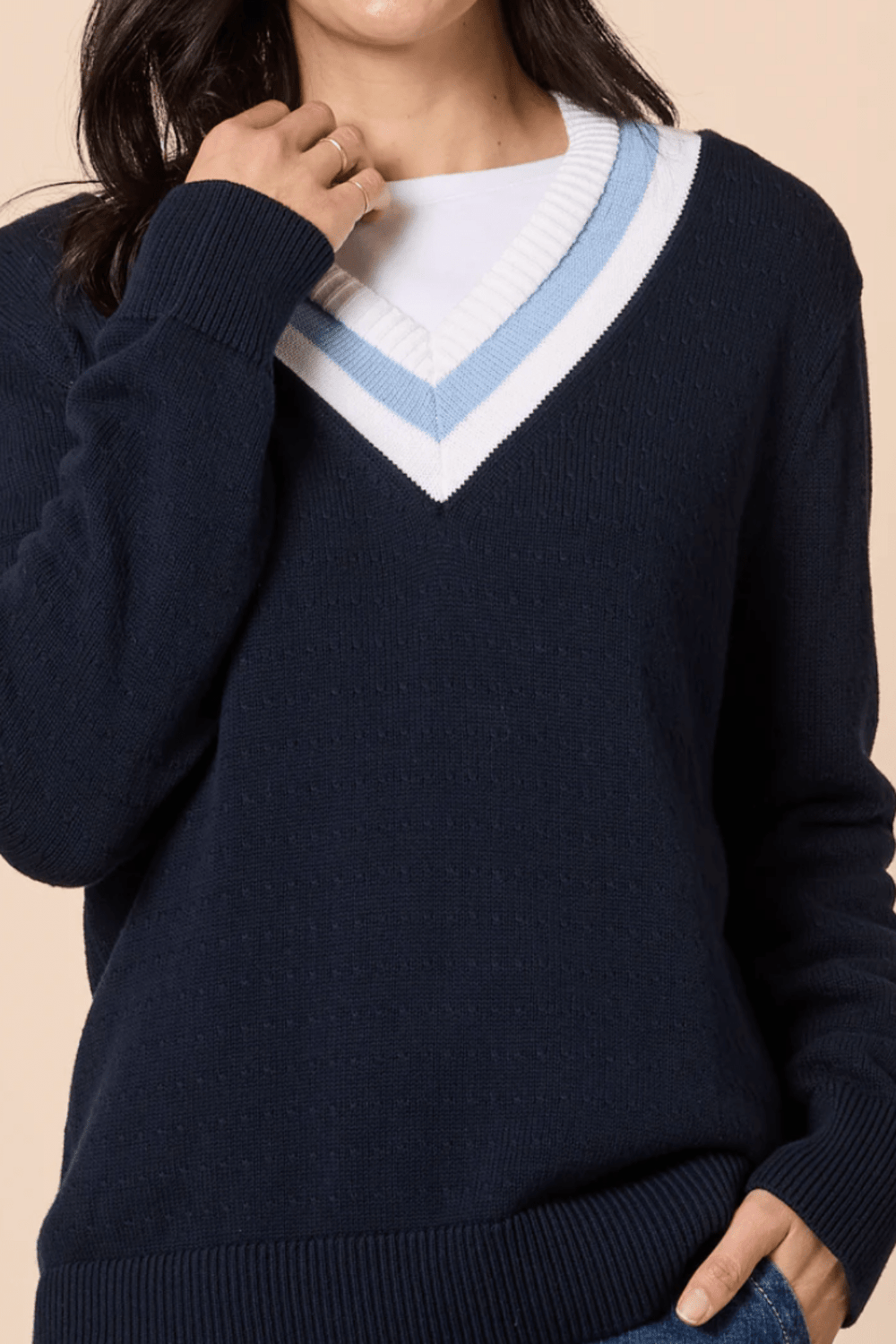 Princeton Jumper - Navy - GS14 - Pizazz BoutiqueGordon smith
