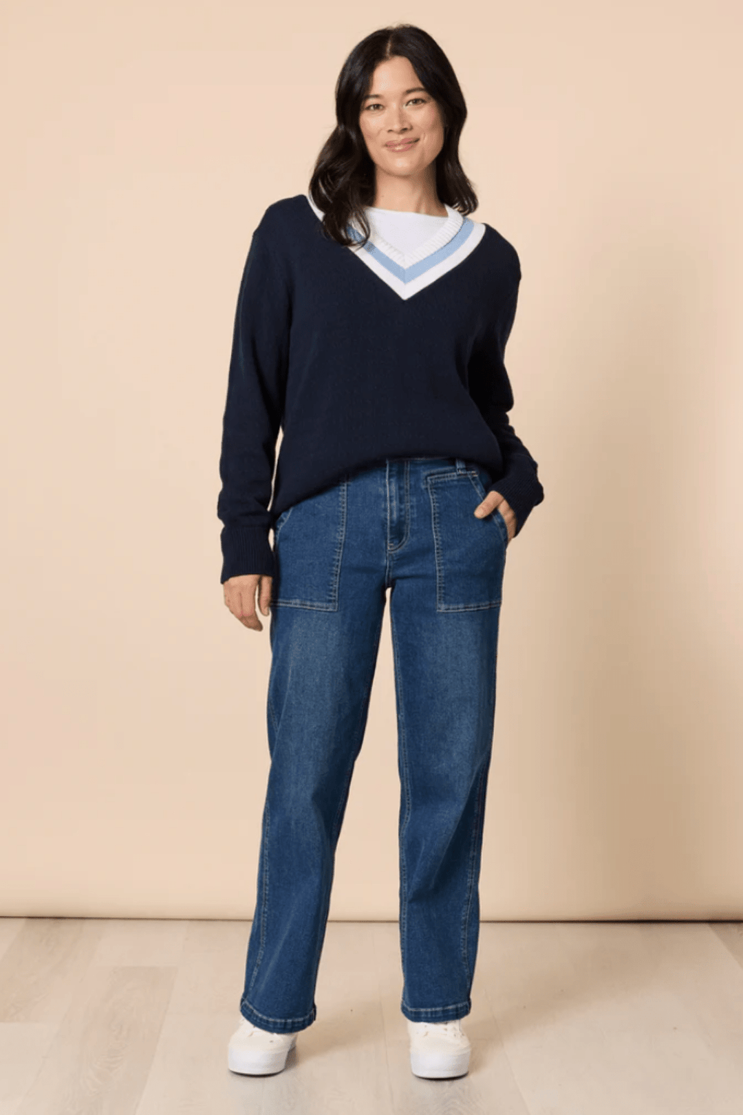 Princeton Jumper - Navy - GS14 - Pizazz BoutiqueGordon smith