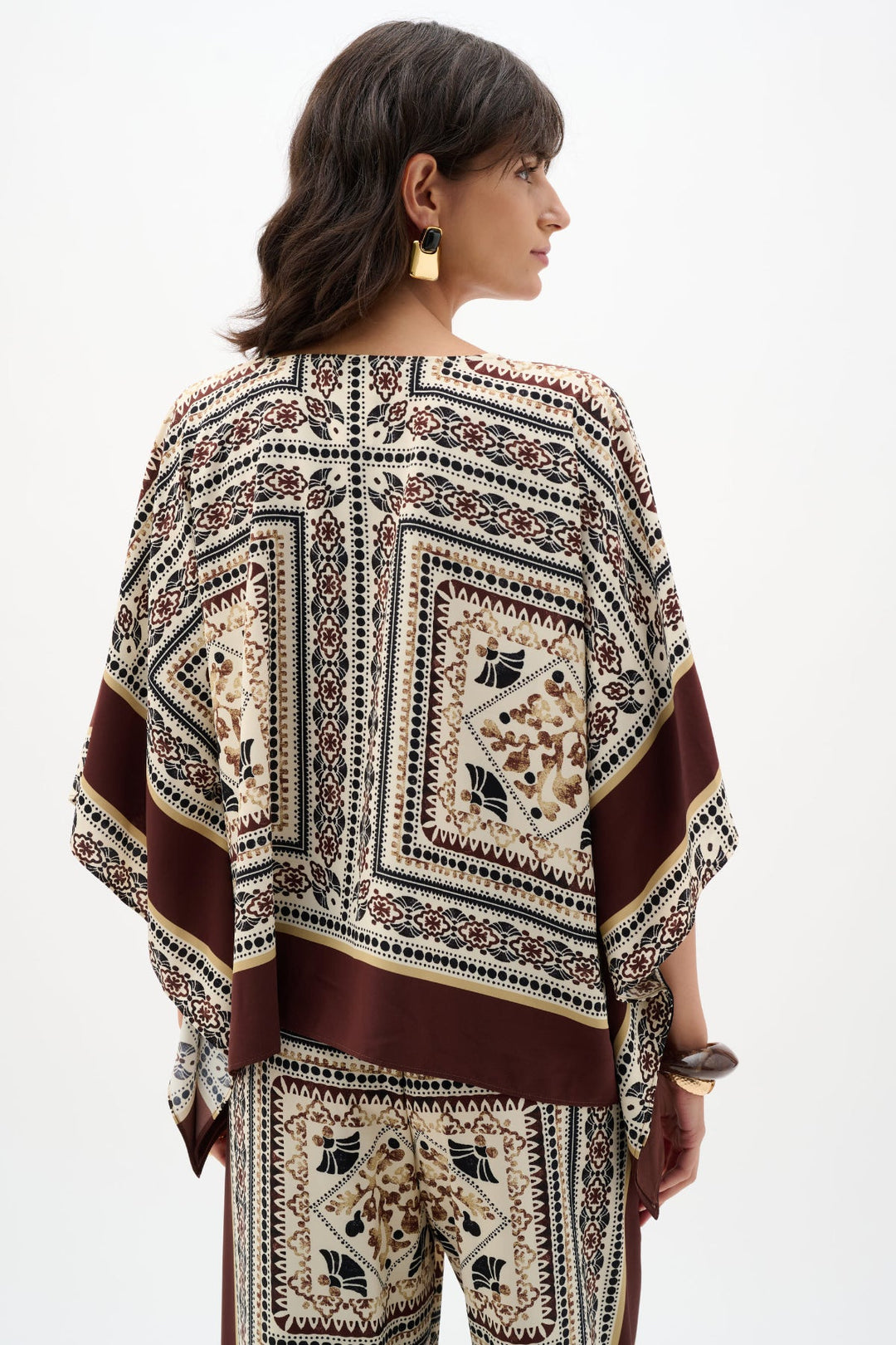 Printed Poncho Top - JR91 - Pizazz BoutiqueJoseph Ribkoff