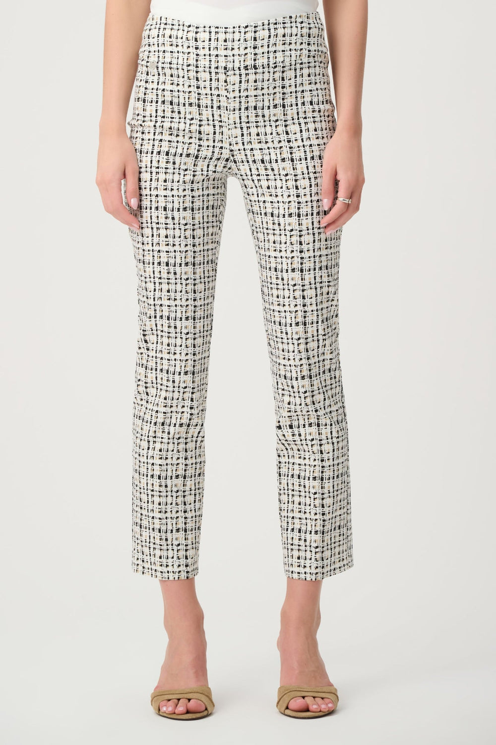 Printed Straight‑Leg Pants - Pizazz BoutiqueJoseph Ribkoff