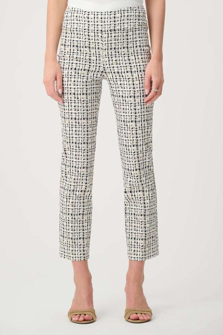Printed Straight‑Leg Pants - Pizazz BoutiqueJoseph Ribkoff