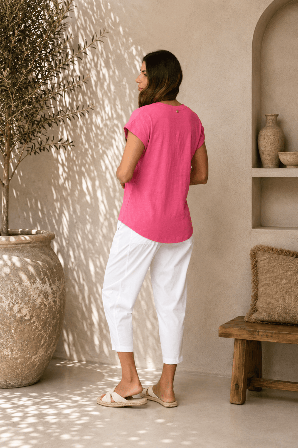 Pump It Up Pant - White - F10 - Pizazz BoutiqueFoil