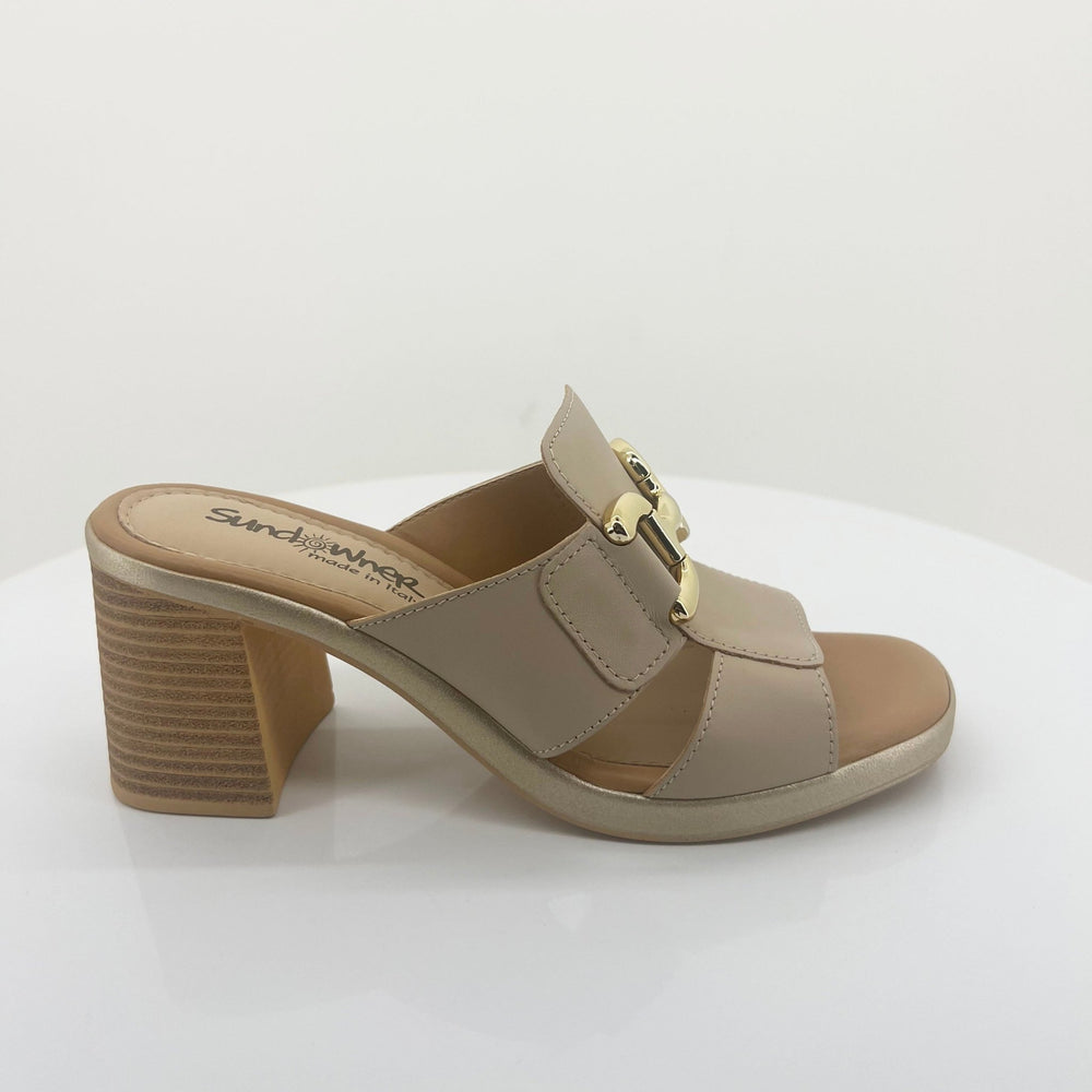 Rassia Block Heel - Taupe - SD5 - Pizazz BoutiqueSundowner