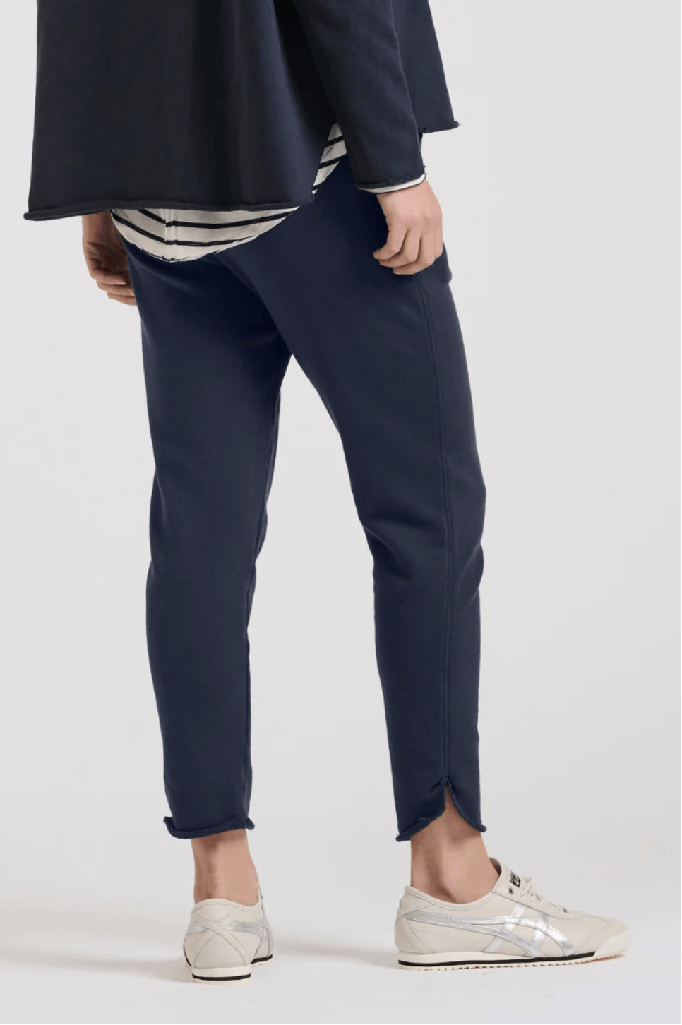 Raw Cotton Track Pant - Navy - EST4 - Pizazz BoutiqueEST 1971
