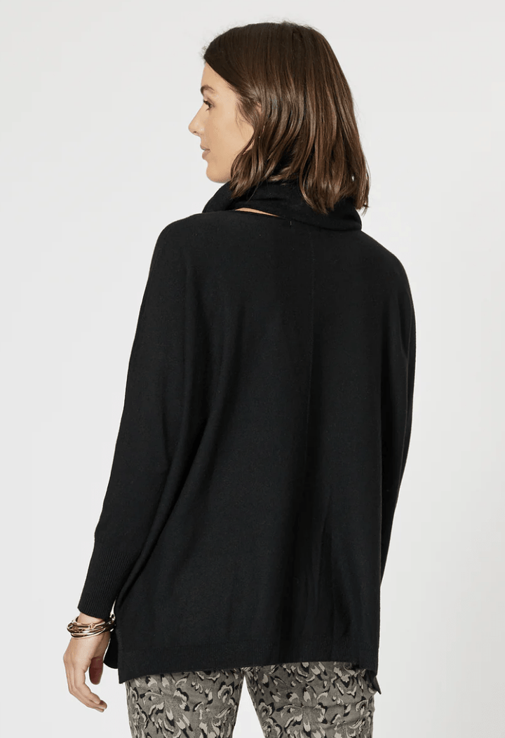 Remy Scarf Knit - Black - TZ20 - Pizazz BoutiqueThreadz