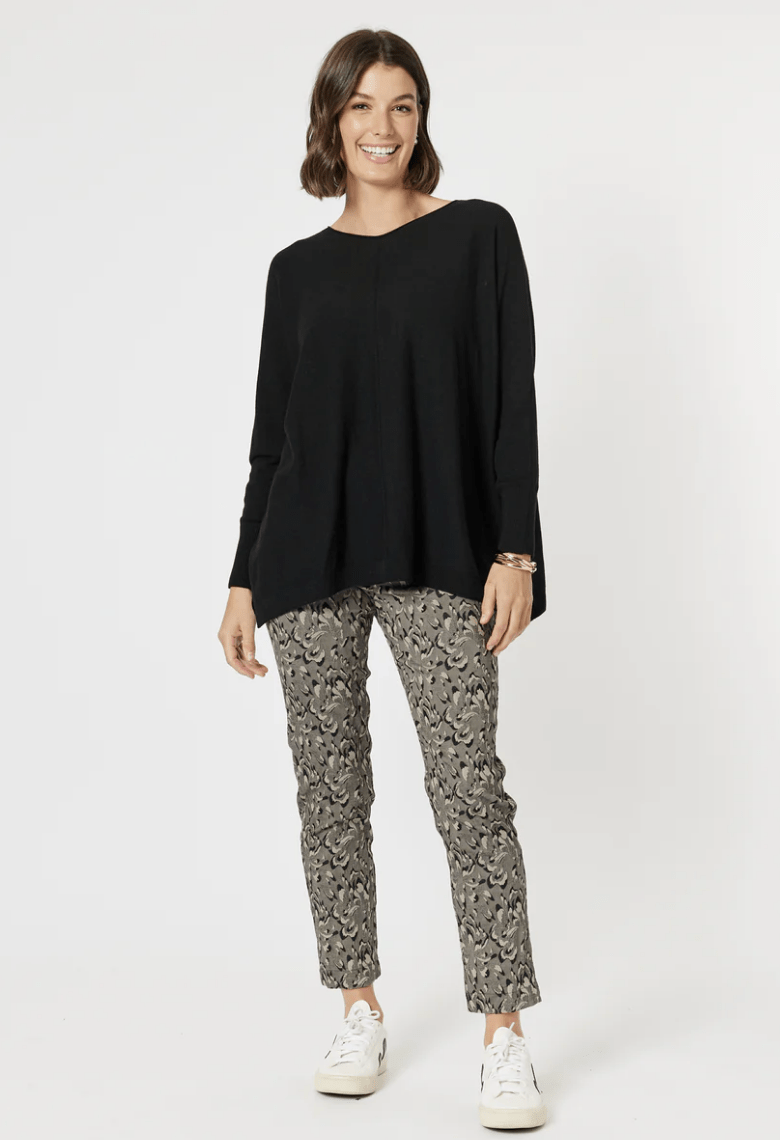 Remy Scarf Knit - Black - TZ20 - Pizazz BoutiqueThreadz