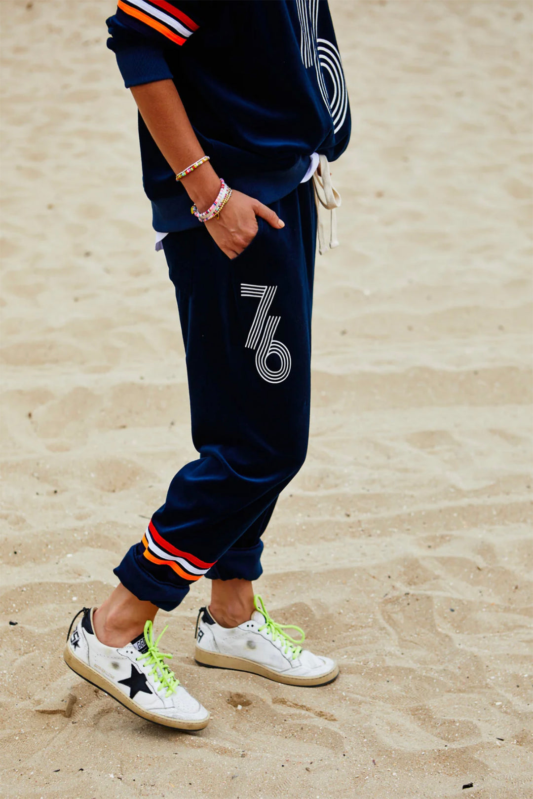 Retro 76 Navy Track Pant - HC12