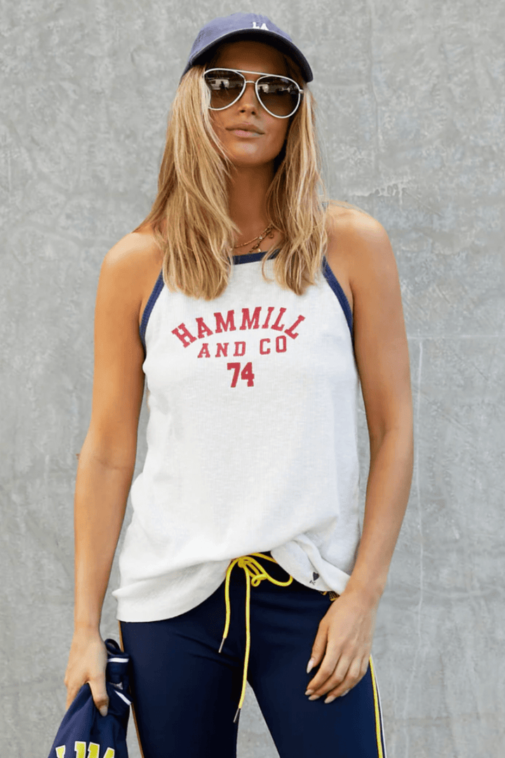 Rib Tank - White - HC1 - Pizazz BoutiqueHammill + Co
