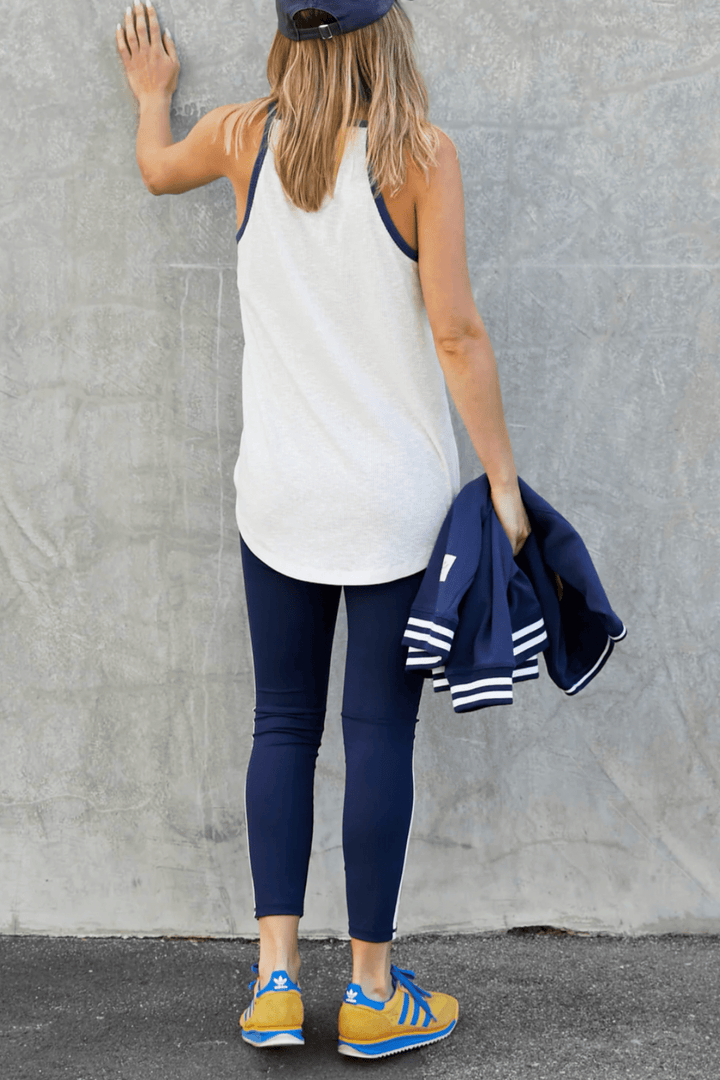 Rib Tank - White - HC1 - Pizazz BoutiqueHammill + Co