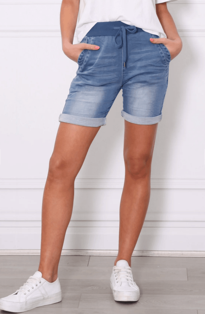 Riley Shorts - Light Blue - MC8 - Pizazz BoutiqueMonaco Jeans