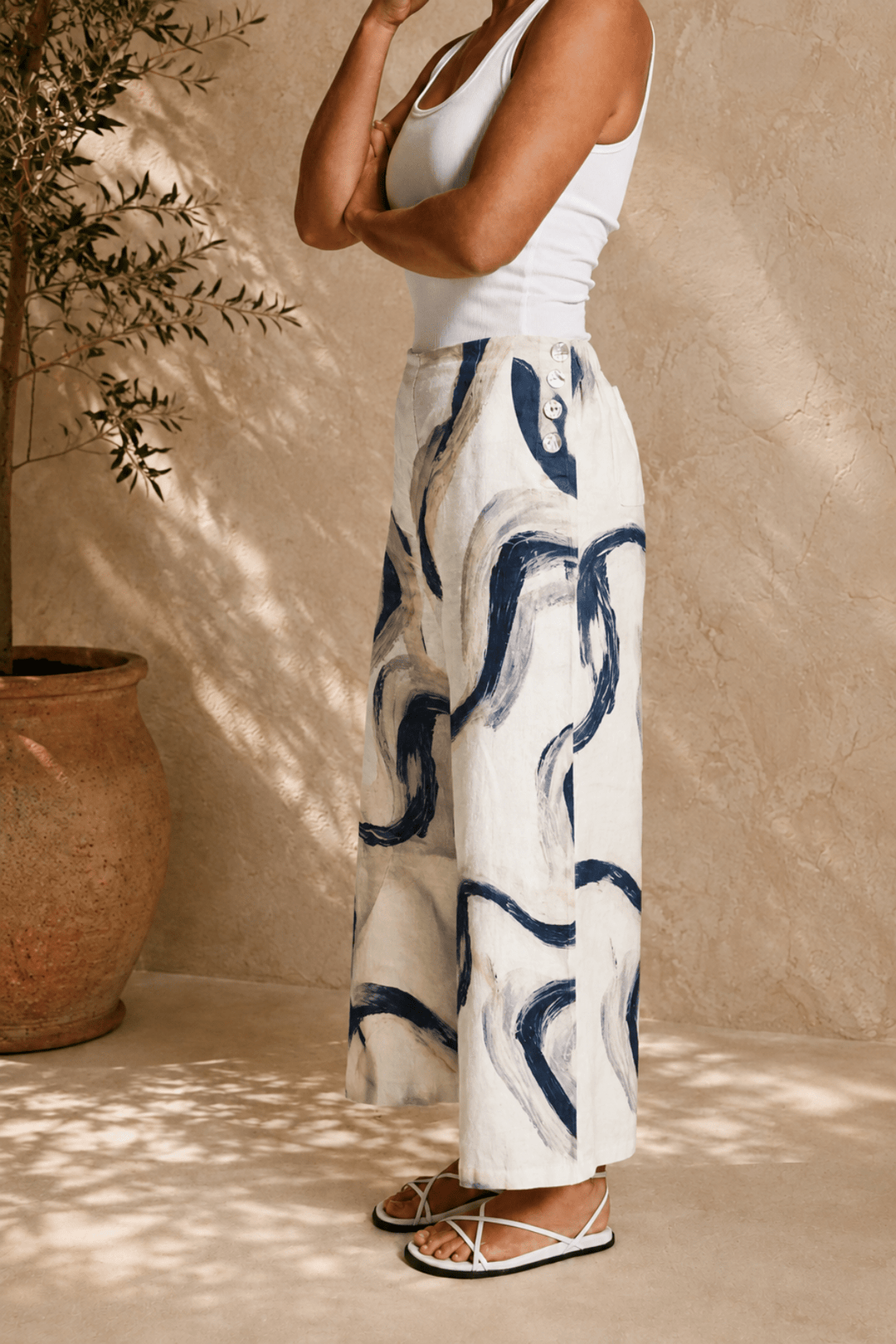 Riverstone Palazzo Pant - SS37 - Pizazz BoutiqueSee Saw