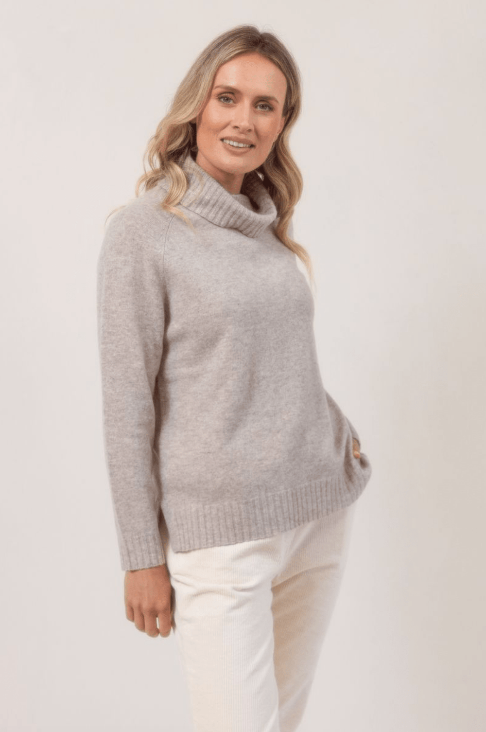 Roll Neck Knit - Wheat - SS27 - Pizazz BoutiqueSee Saw