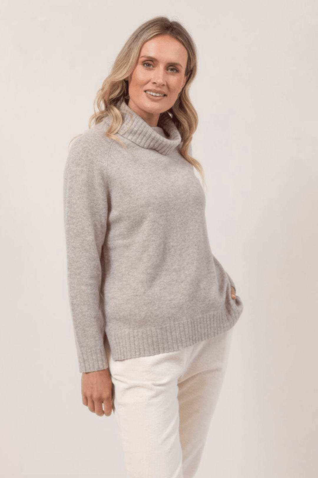 Roll Neck Knit - Wheat - SS27 - Pizazz BoutiqueSee Saw