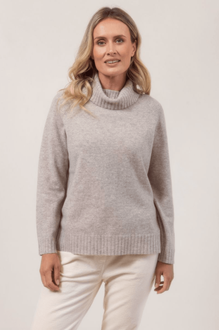 Roll Neck Knit - Wheat - SS27 - Pizazz BoutiqueSee Saw