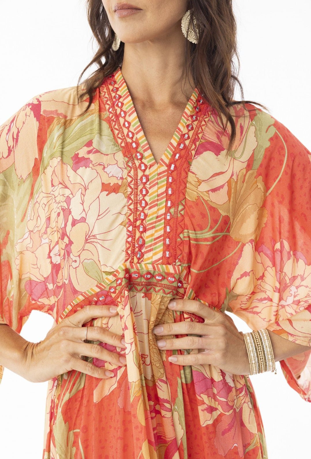 Rosa Midi Dress - Print - EP18 - Pizazz BoutiqueEscape by OQ