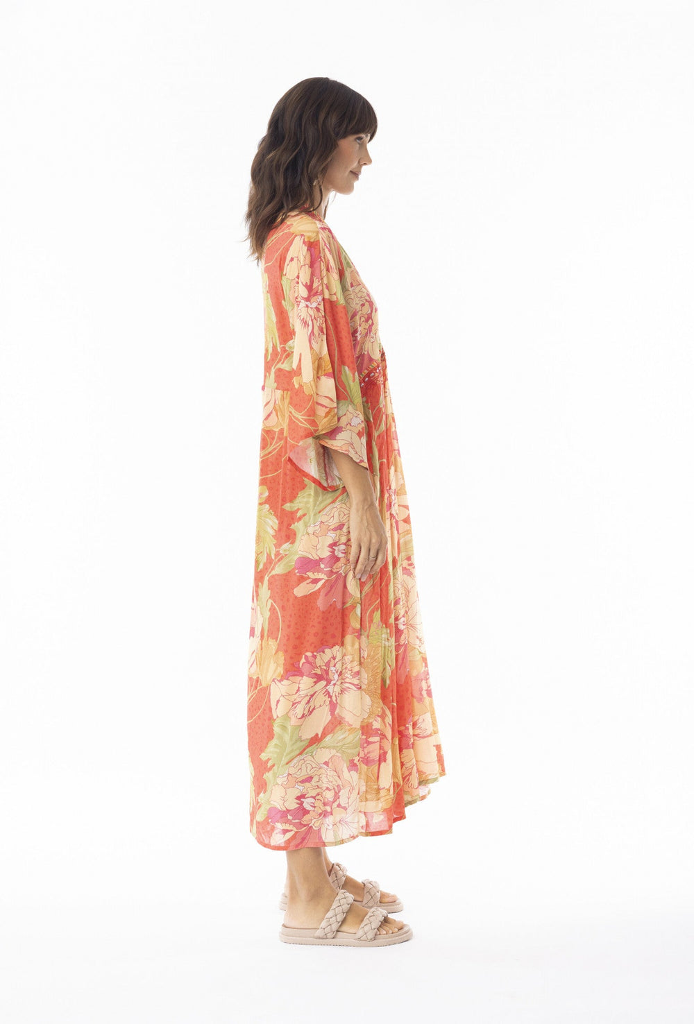 Rosa Midi Dress - Print - EP18 - Pizazz BoutiqueEscape by OQ