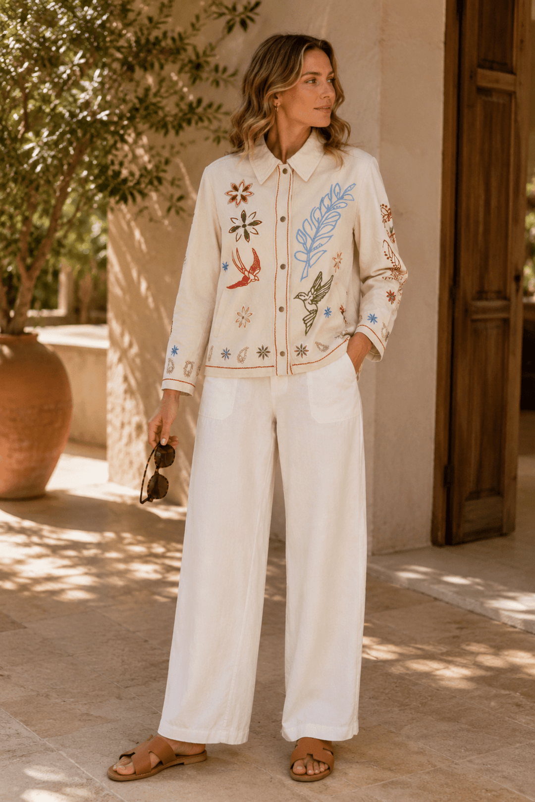 Rosetta Jacket - CM6 - Pizazz BoutiqueCream