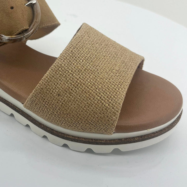 Saban Sandal - Gold Mix - CA3 - Pizazz BoutiqueCatalinas