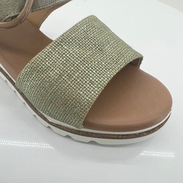 Saban Sandal - Green Mix - CA3 - Pizazz BoutiqueCatalinas