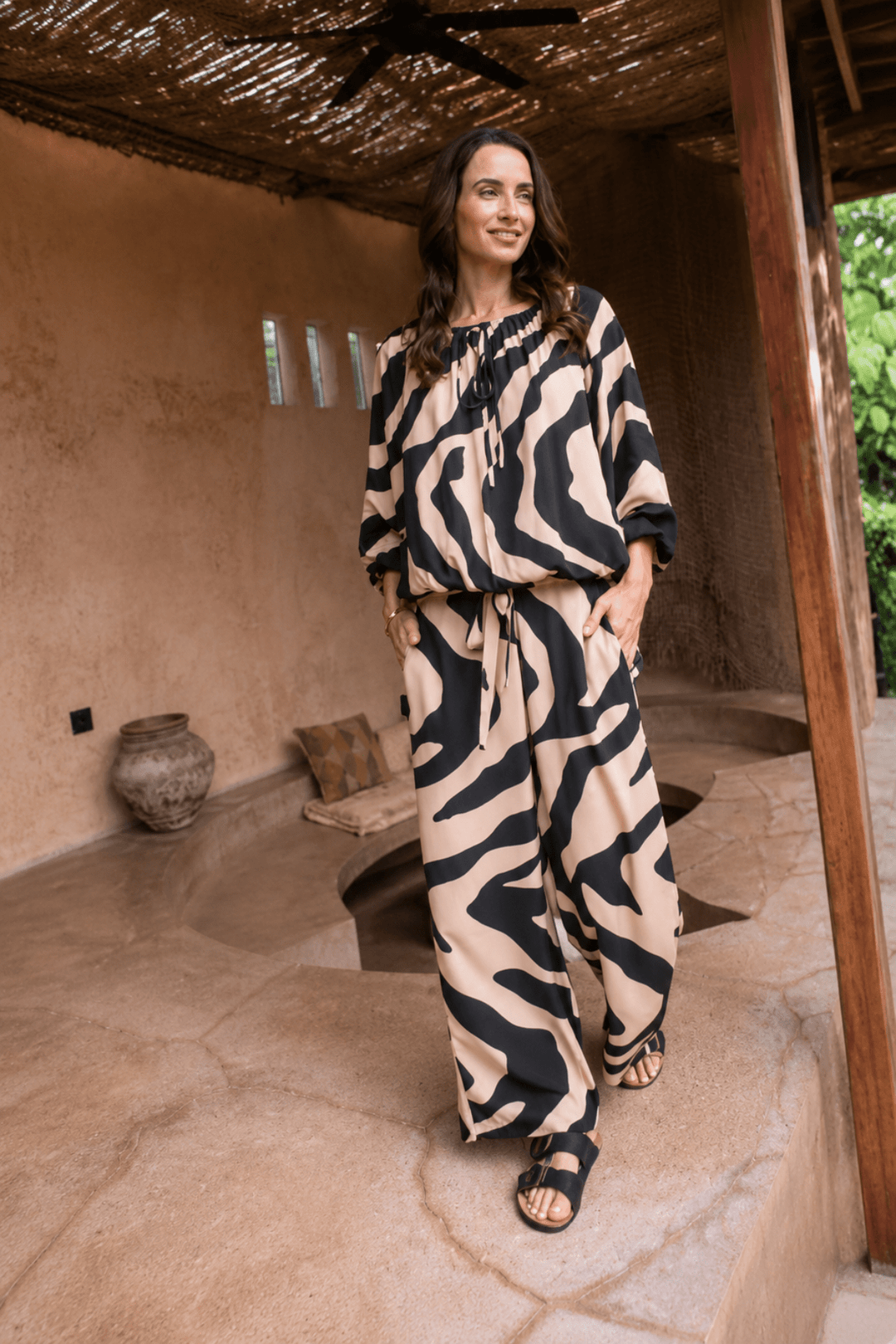 Sable Top - Black/Beige - CB83 - Pizazz BoutiqueCarbon The Label