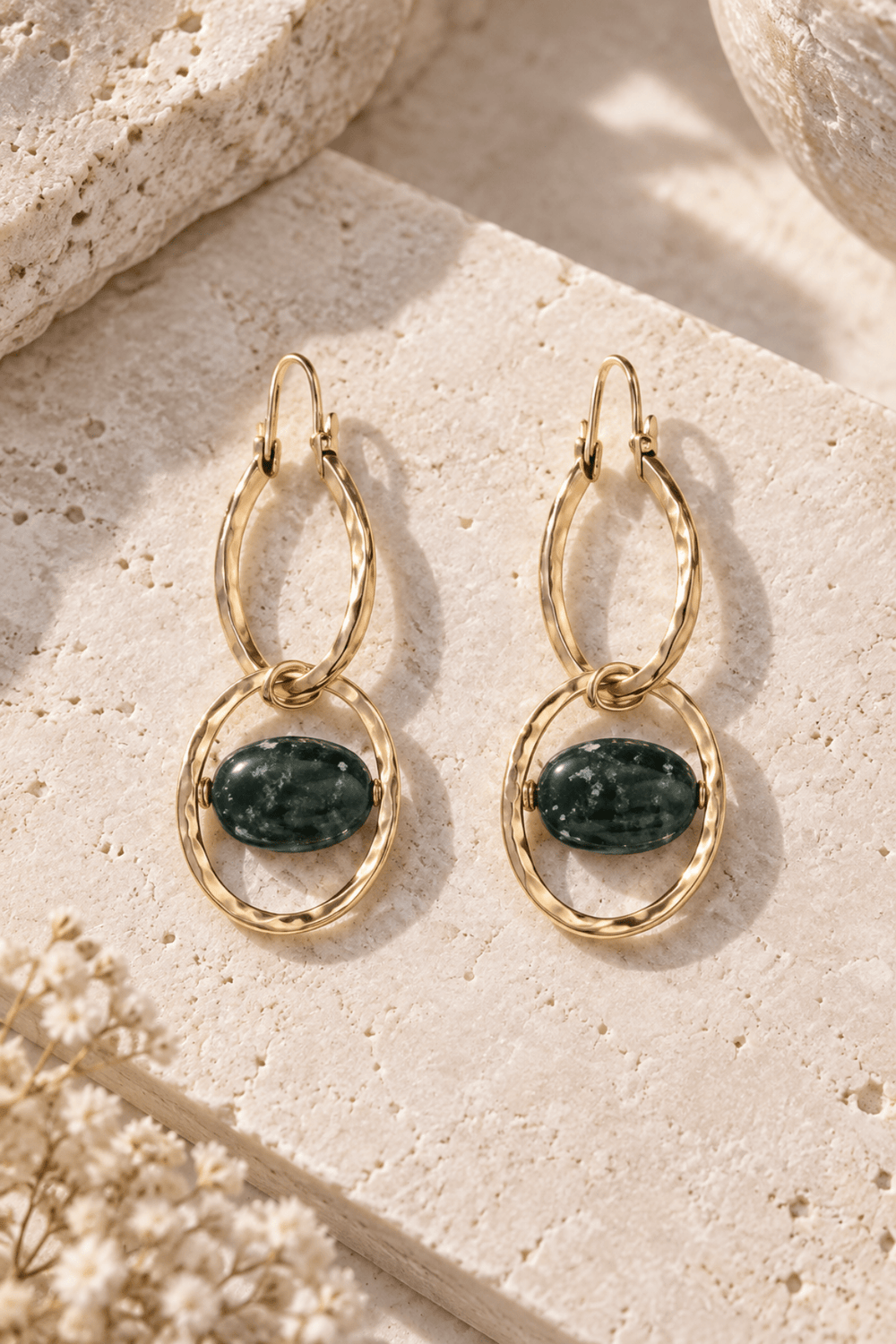 Sabrina Earrings - Dark Green - GG5 - Pizazz BoutiqueGxG Collective