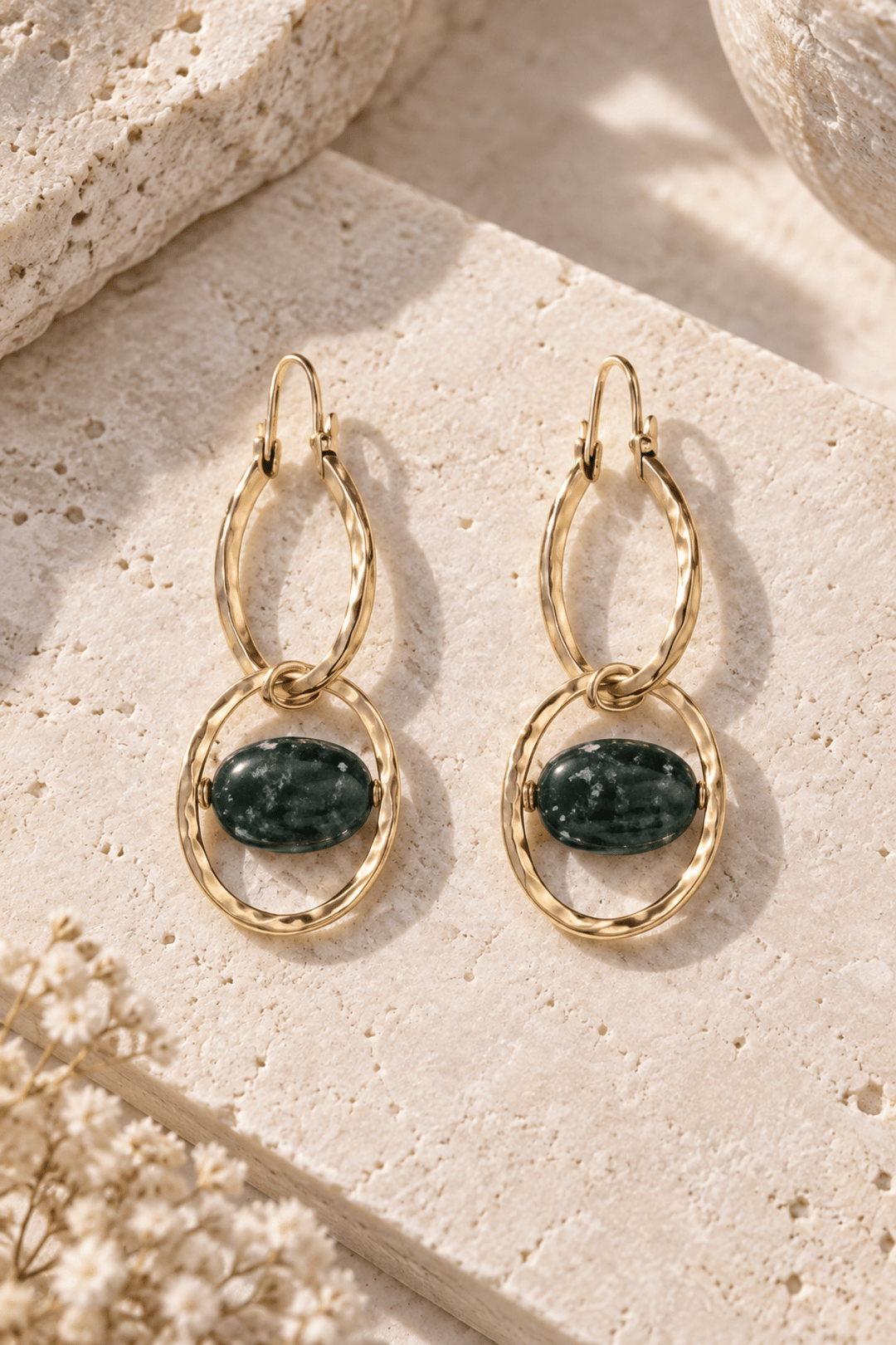 Sabrina Earrings - Dark Green - GG5 - Pizazz BoutiqueGxG Collective