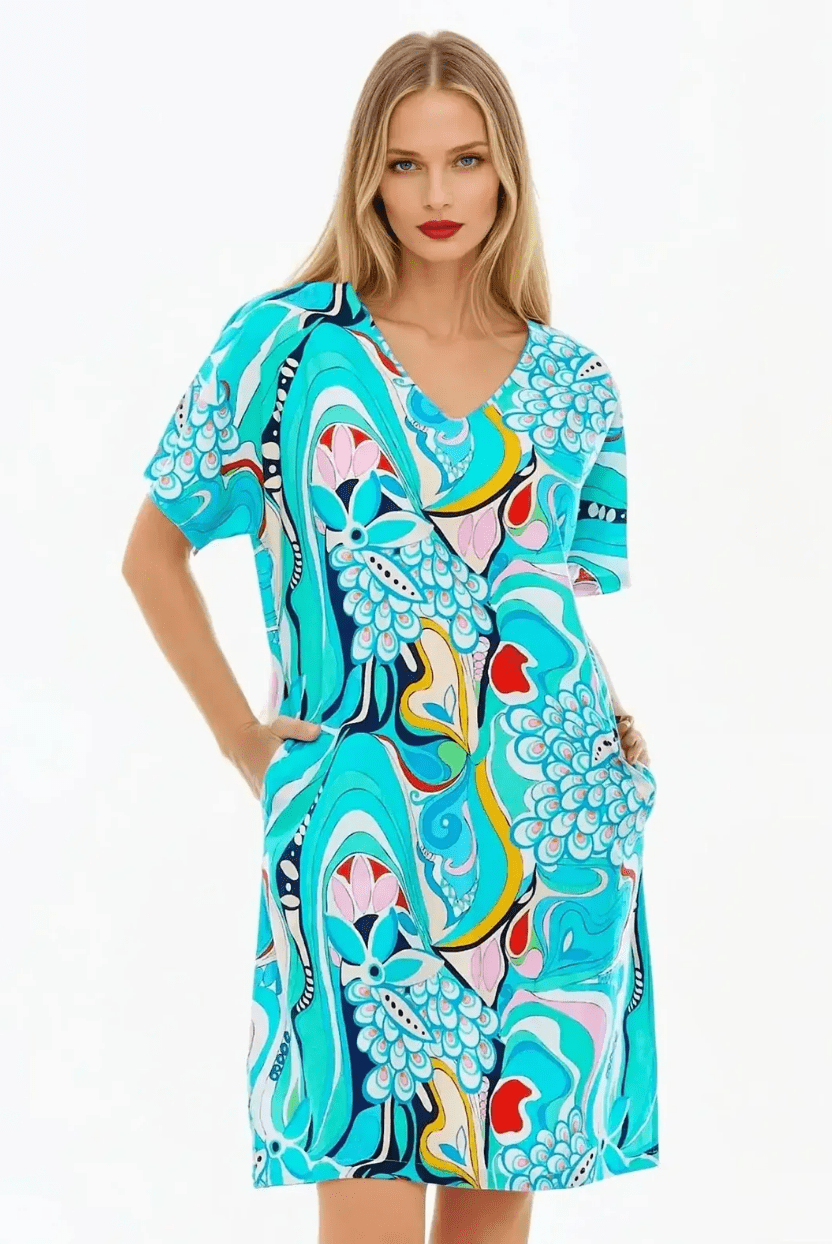 Sakura Shift Dress - CP4 - Pizazz BoutiqueClaire Powell