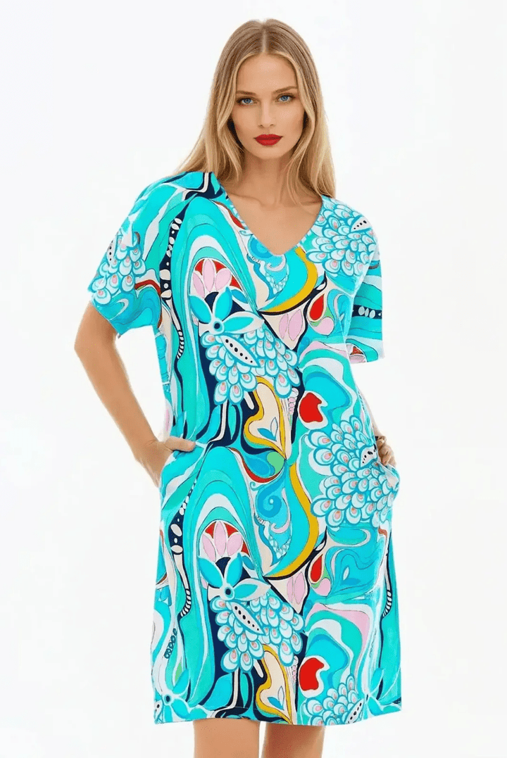 Sakura Shift Dress - CP4 - Pizazz BoutiqueClaire Powell