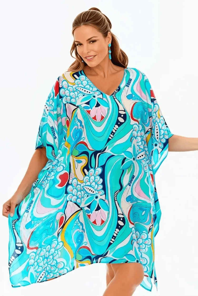 Sakura Short Kaftan - CP3 - Pizazz BoutiqueClaire Powell