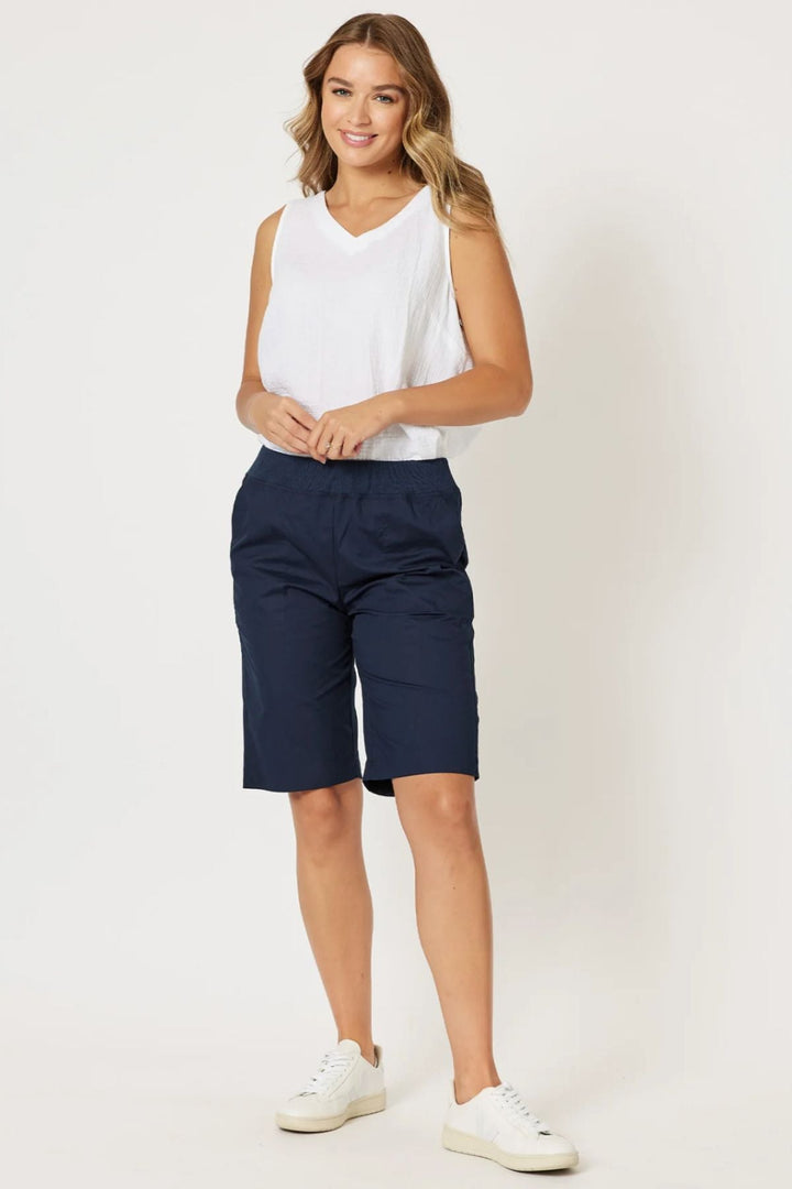 Santorini Short - Navy - TZ2 - Pizazz BoutiqueThreadz