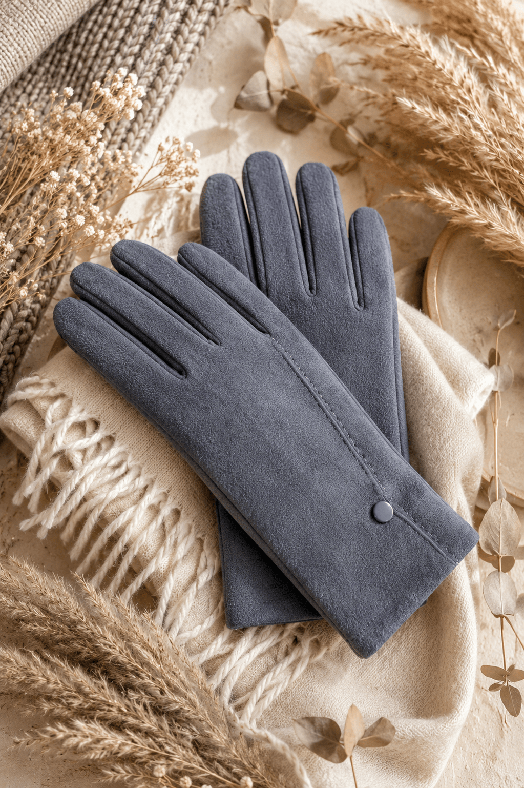 Sarah Stretch Gloves - Grey - FR8 - Pizazz BoutiqueFree Spirit