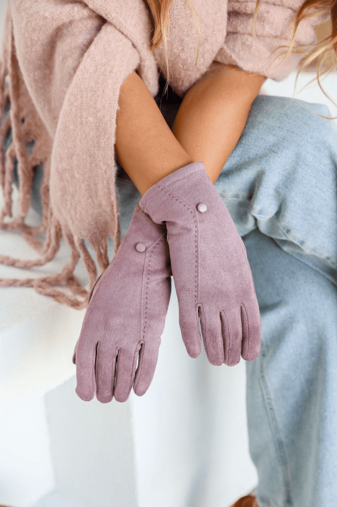 Sarah Stretch Gloves - Lavender - FR8 - Pizazz BoutiqueFree Spirit