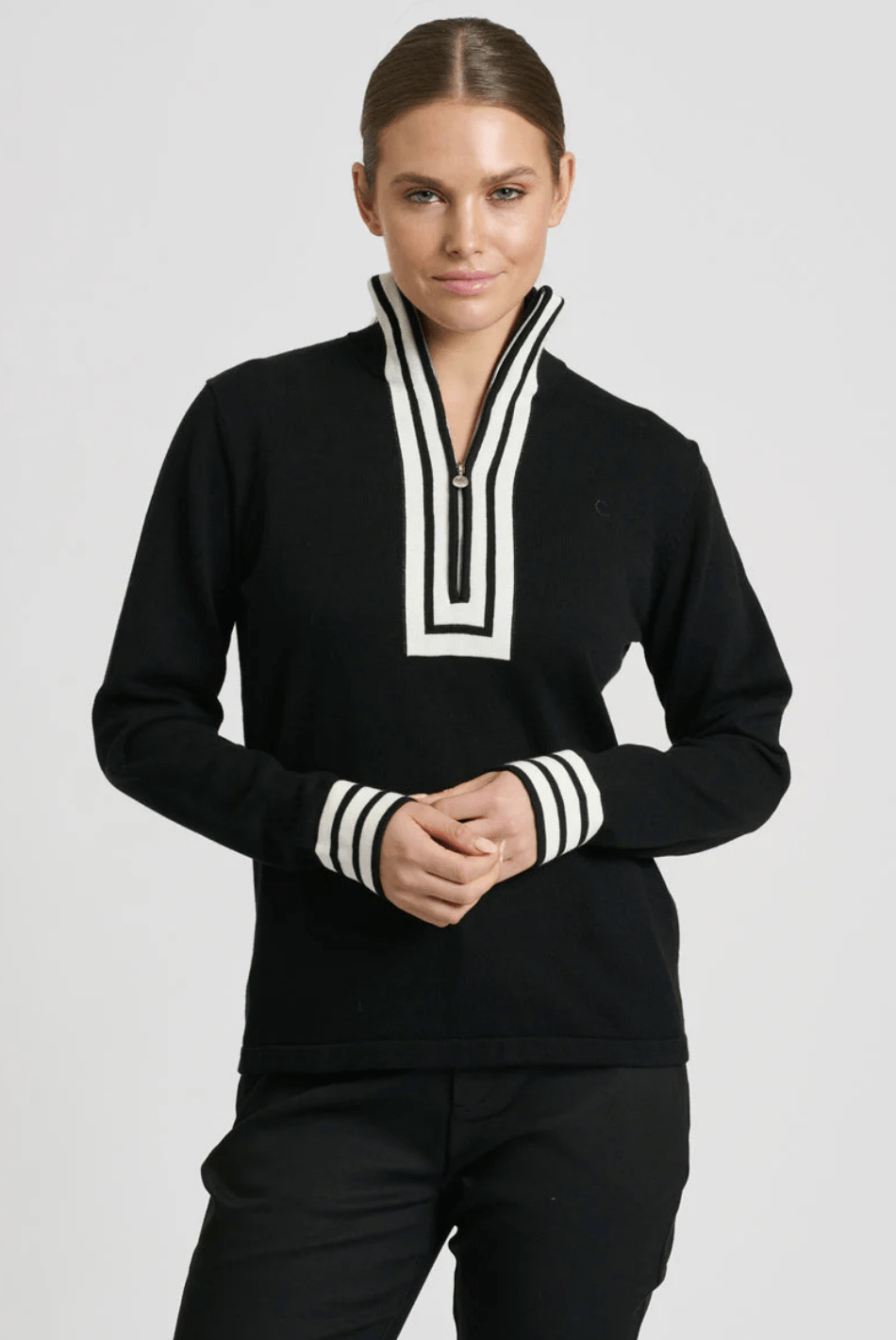 Sawgrass Cashmere Sweater - Black - EST6 - Pizazz BoutiqueEST 1971