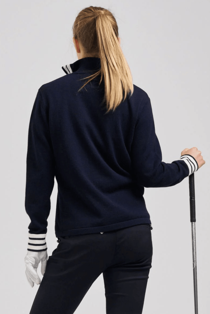 Sawgrass Cashmere Sweater - Navy - EST6 - Pizazz BoutiqueEST 1971