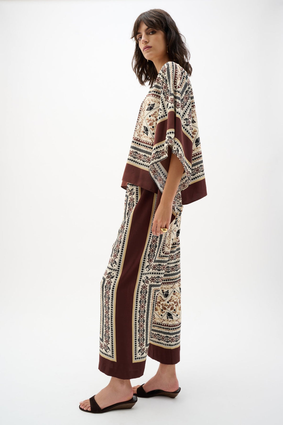 Scarf Print Wide - Leg - JR92 - Pizazz BoutiqueJoseph Ribkoff