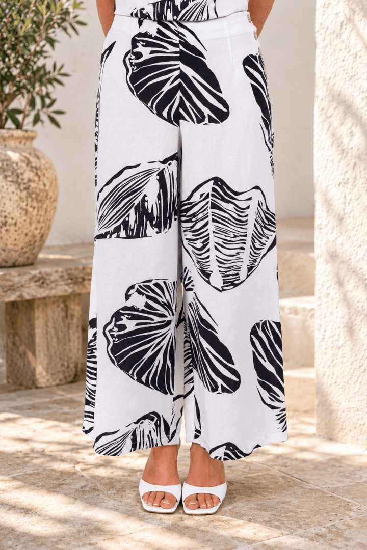 Seashell Palazzo Pant - SS6 - Pizazz BoutiqueSee Saw