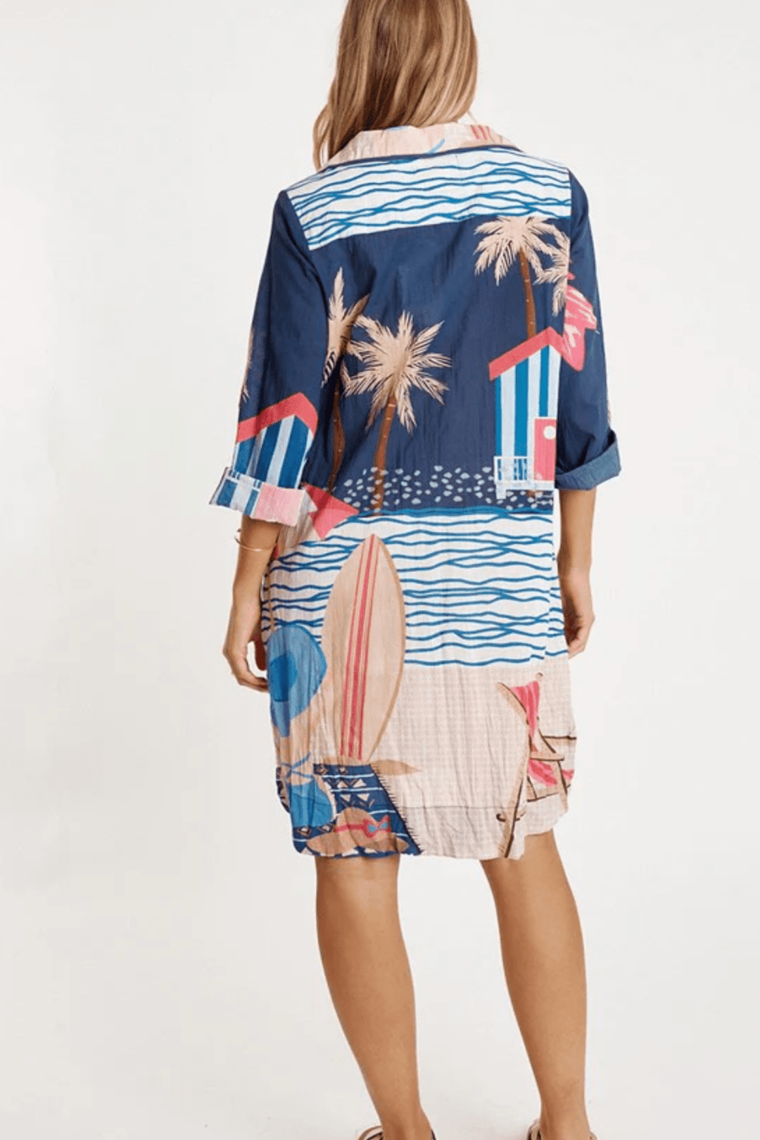 Seraphina Shirtmaker - Navy - LL6 - Pizazz BoutiqueLula Life