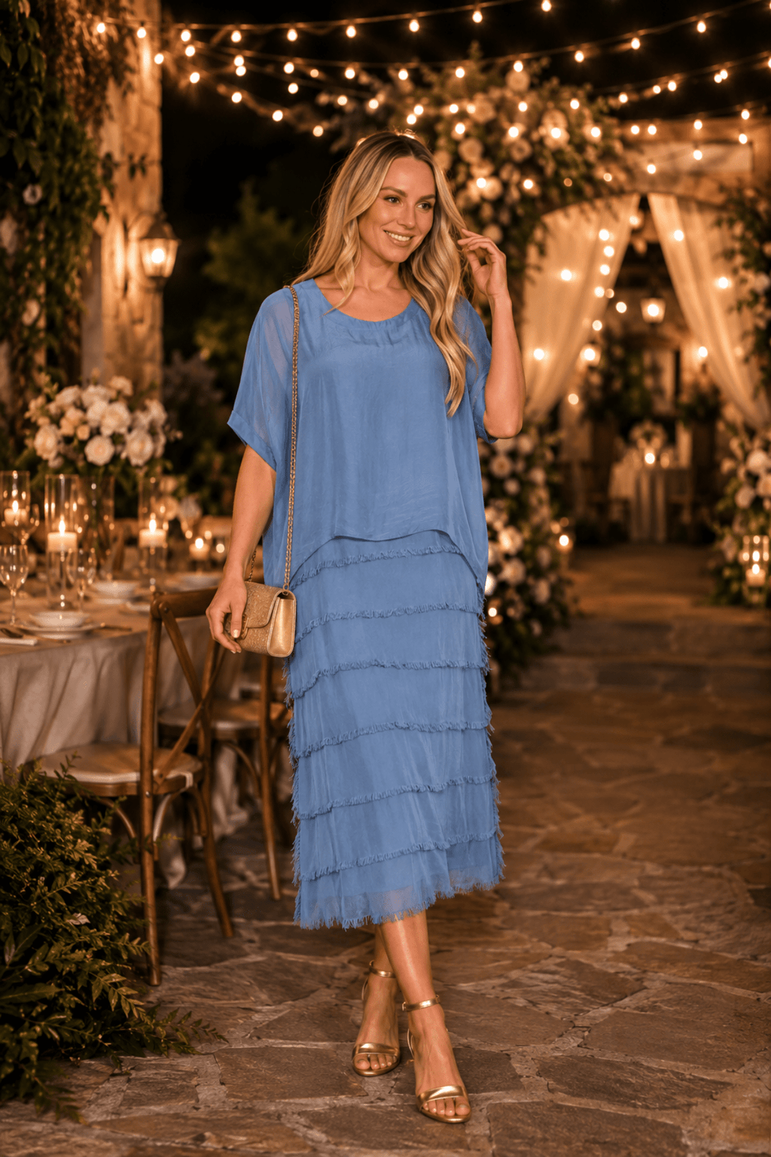 Serene Layered Dress - Pizazz BoutiqueAE Luxe