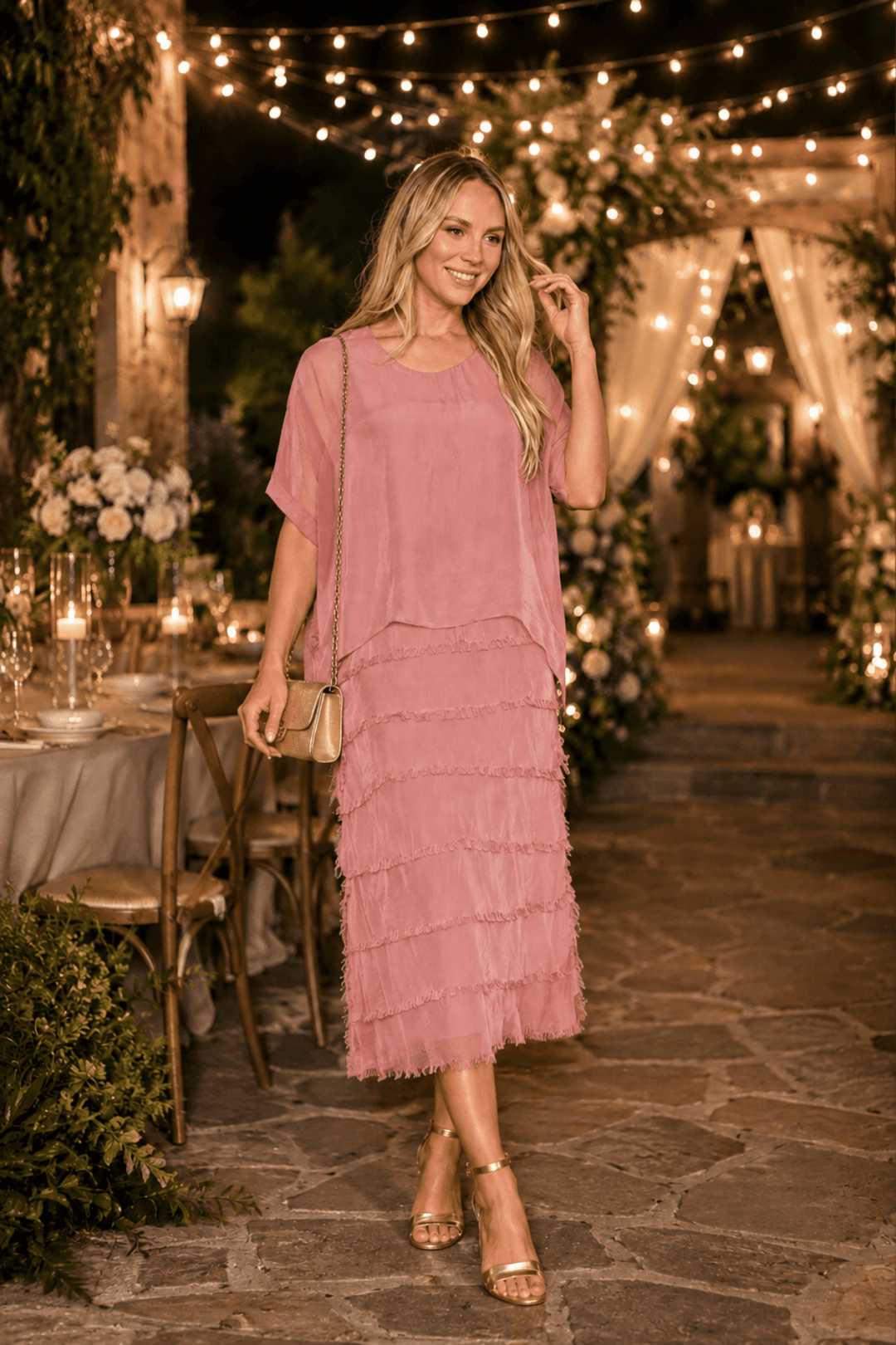 Serene Layered Dress - Pizazz BoutiqueAE Luxe