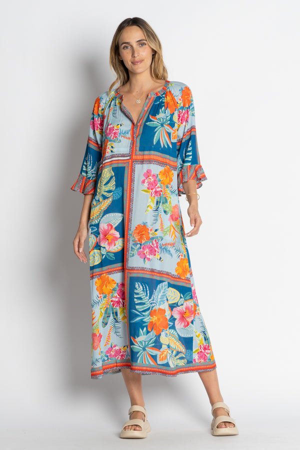 Serilda Midi Dress - Ocean - LL12 - Pizazz BoutiqueLula Life