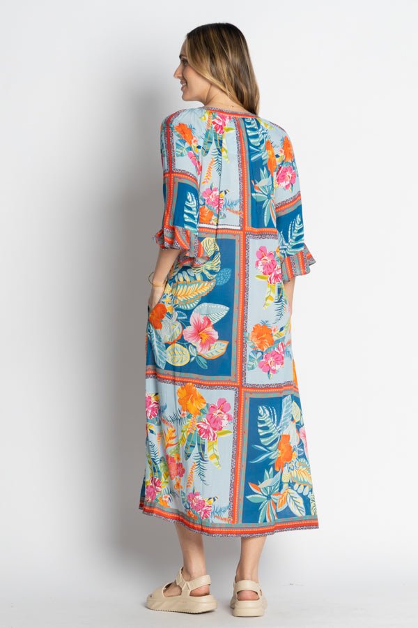 Serilda Midi Dress - Ocean - LL12 - Pizazz BoutiqueLula Life