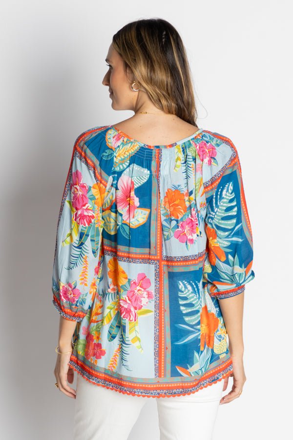 Serilda Top - Ocean - LL39 - Pizazz BoutiqueLula Life