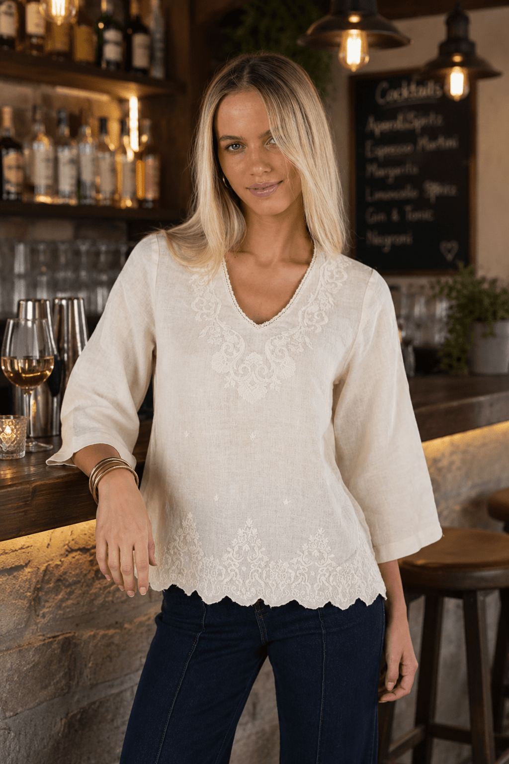 Serre Top - Cream - HM7 - Pizazz BoutiqueHumidity