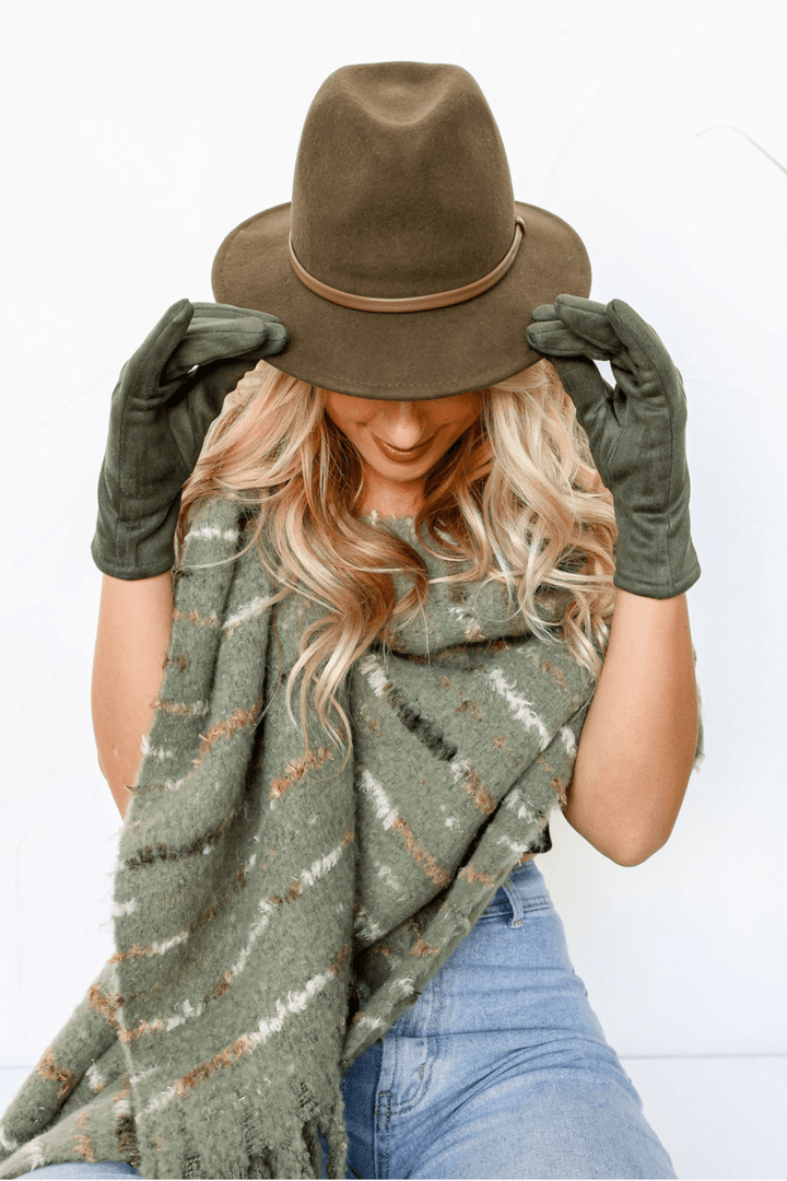 Shauna Scarf - Khaki - FR12 - Pizazz BoutiqueFree Spirit