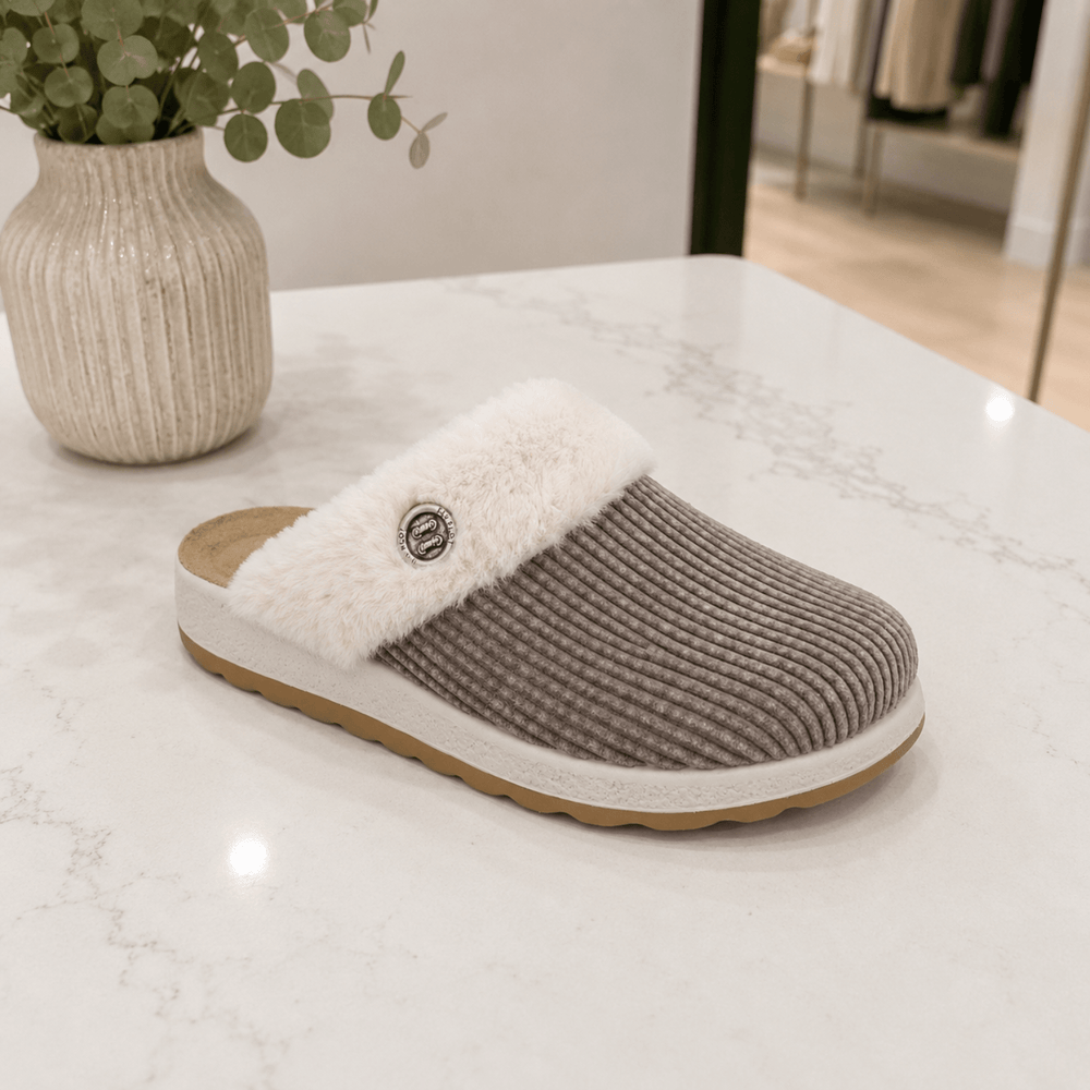 Shelley Slipper - Mushroom - FF1 - Pizazz BoutiqueFlyflot