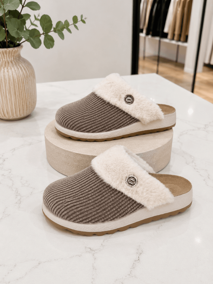 Shelley Slipper - Mushroom - FF1 - Pizazz BoutiqueFlyflot