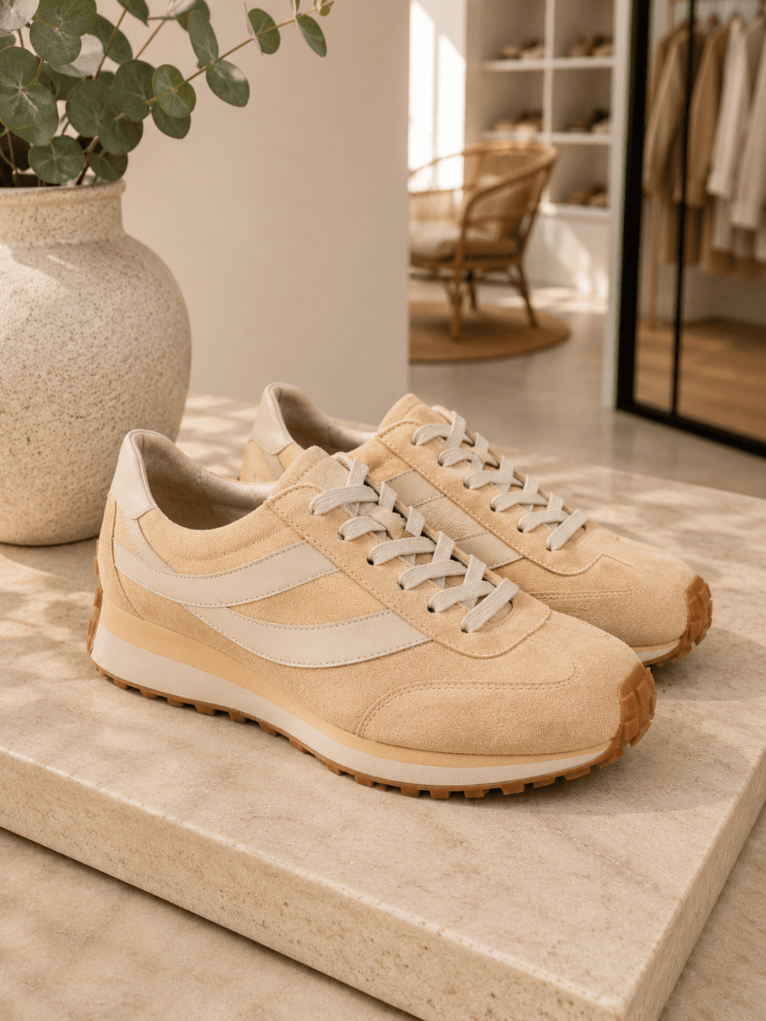 Sheryls Sneaker - Butter Almond - DJ22 - Pizazz BoutiqueDjango & Juliette