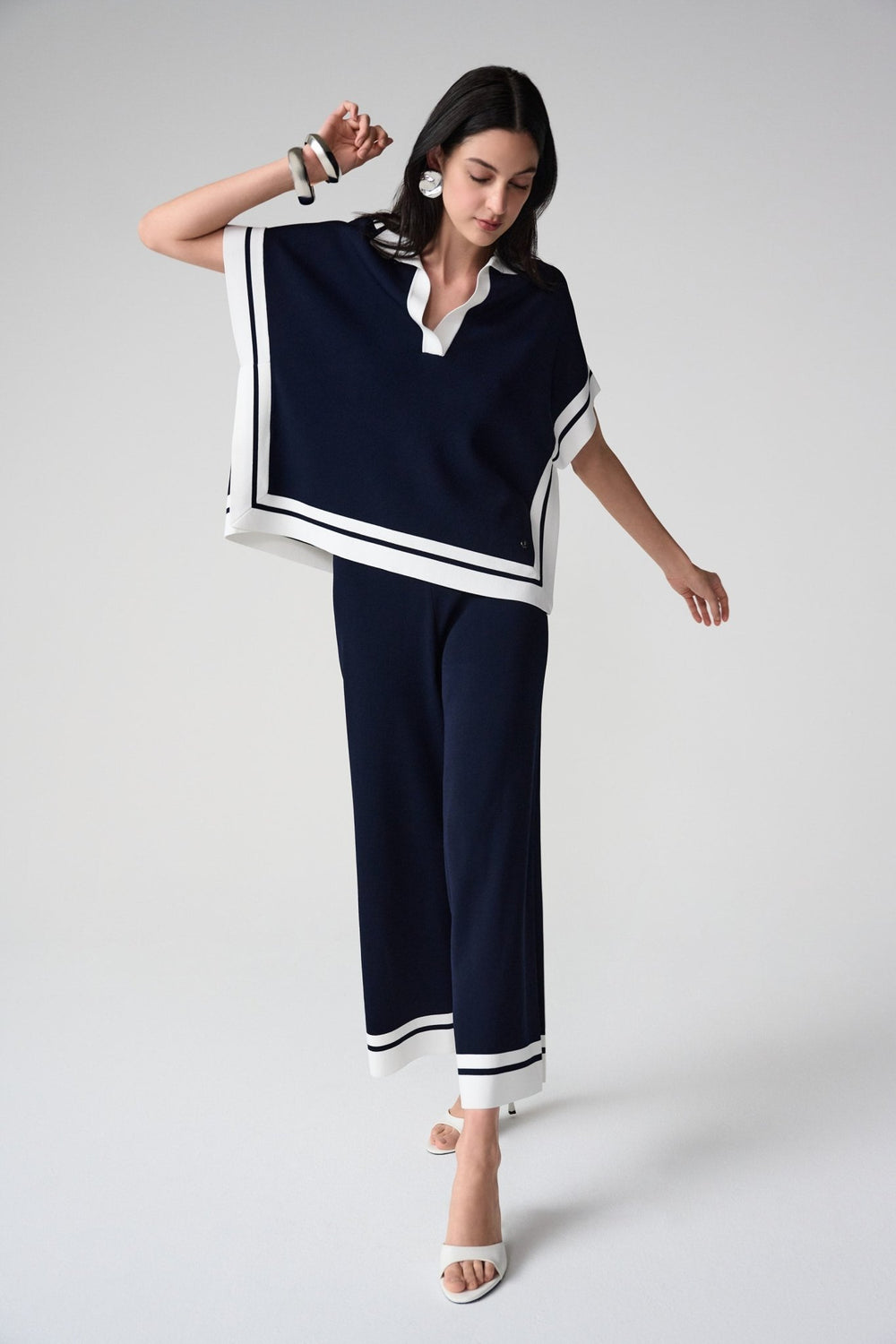 Ships Captain Knit Pant - Navy - JR87 - Pizazz BoutiqueJoseph Ribkoff